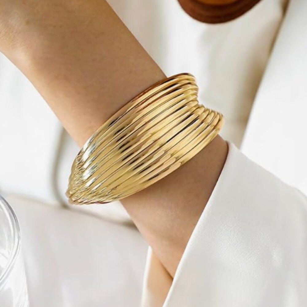 Gold Cuff Bracelet